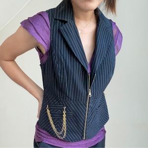 Vest Suit Stripe Sunny Leigh